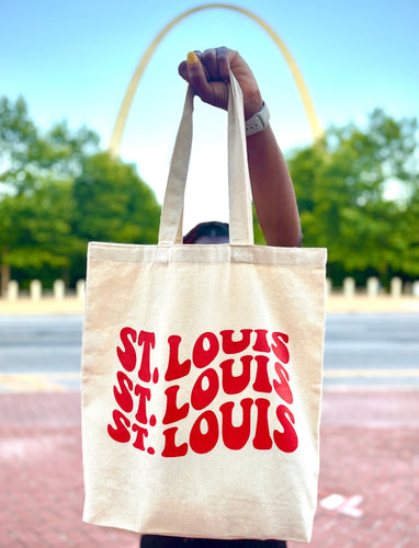 St. Louis Wavy Tote Bag